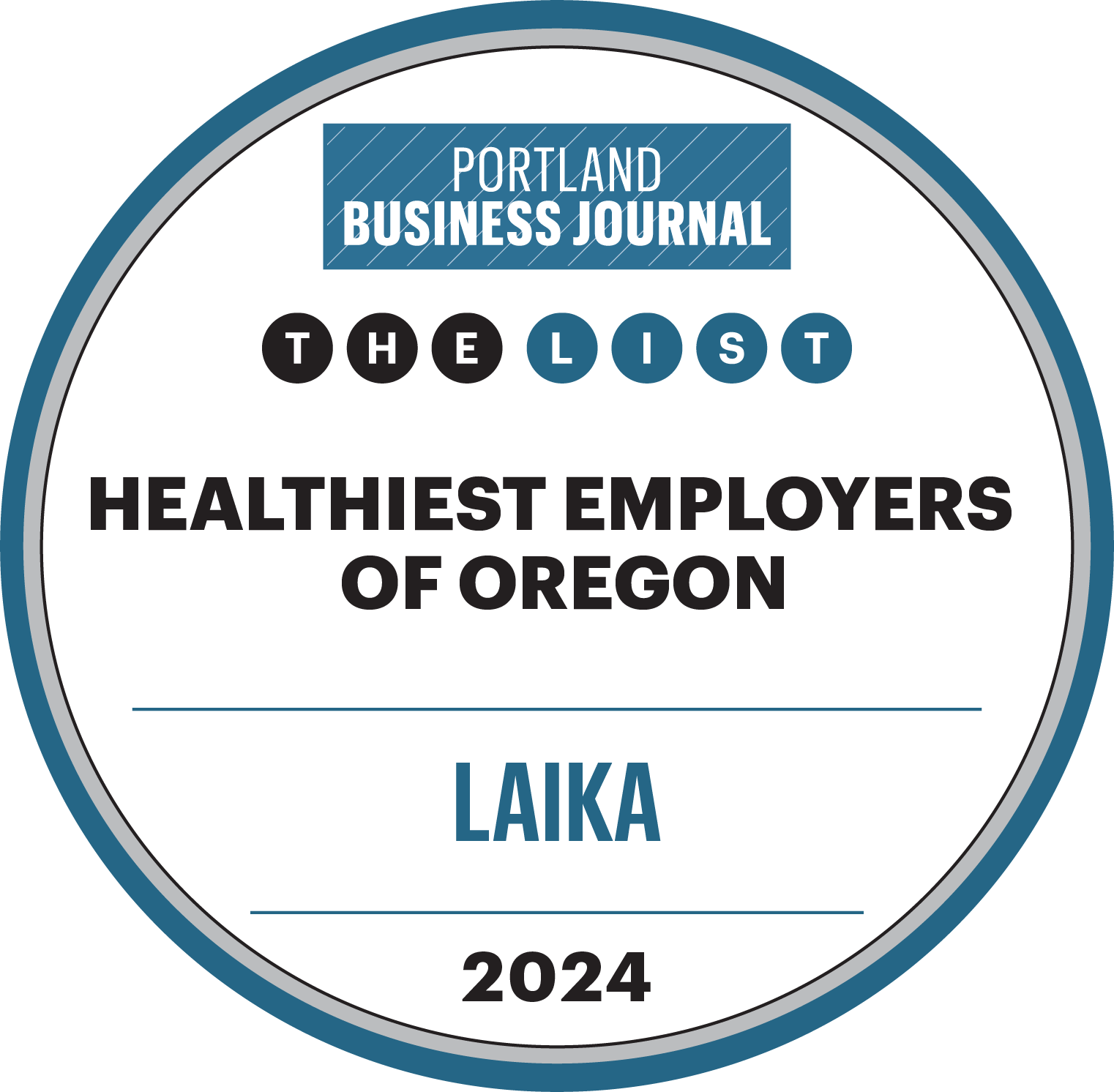 Healthiest Employers of Oregon award 2024